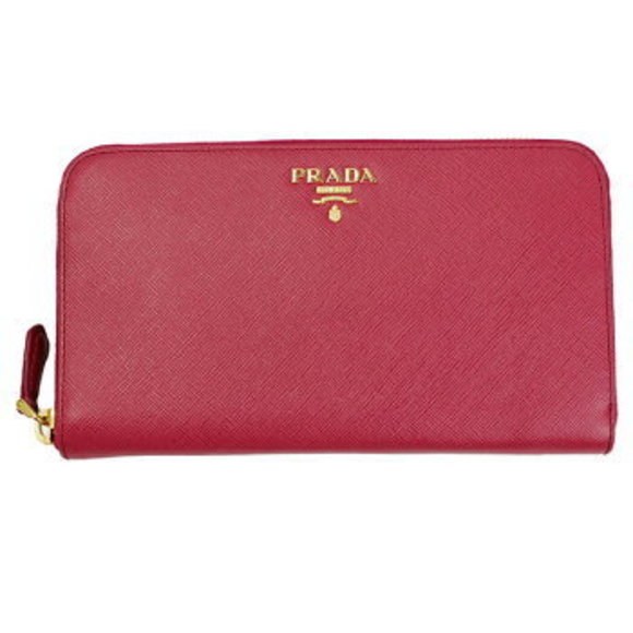 Prada Zip Long Wallet Pink - Picture 1 of 4